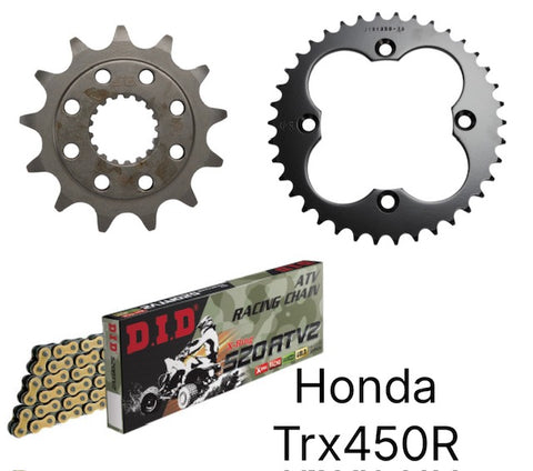 TRX450R Chain & Sprocket Bundle