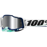 100% Racecraft 2 Goggle - Arsham - Flash Silver Mirror Lens