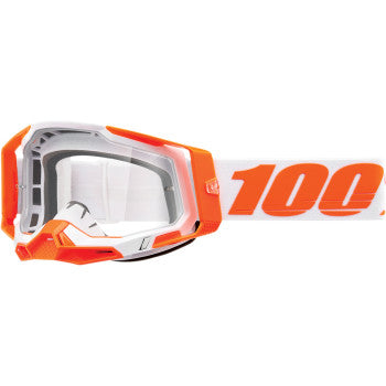 100% Racecraft 2 Goggle - Orange - Clear Lens