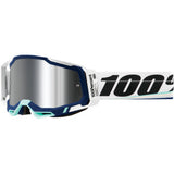 100% Racecraft 2 Goggle - Arsham - Flash Silver Mirror Lens
