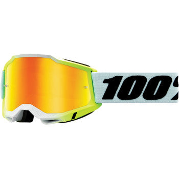 100% Accuri 2 Goggle - Dunder - Yellow Mirror Lens