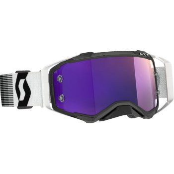 Scott Prospect Goggle - Premium Black/White - Purple Chrome Works Lens